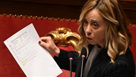 Giorgia Meloni Contro Giuseppe Conte Davanti Al Giur D Onore Sulla