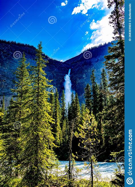 Takakkaw Falls Yoho National Park British Columbia Canada Stock Image