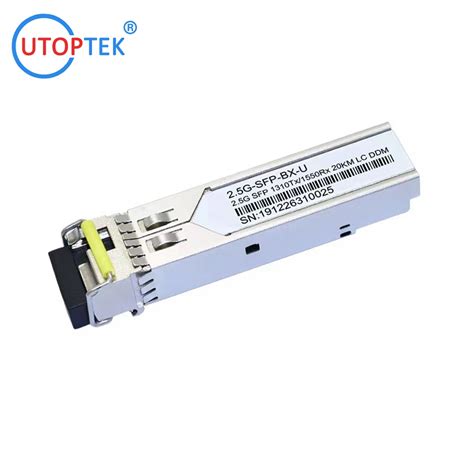 Huawei Compatible 2 5g SFP Bidi 1310 1550nm 60km LC Fiber Optic SFP