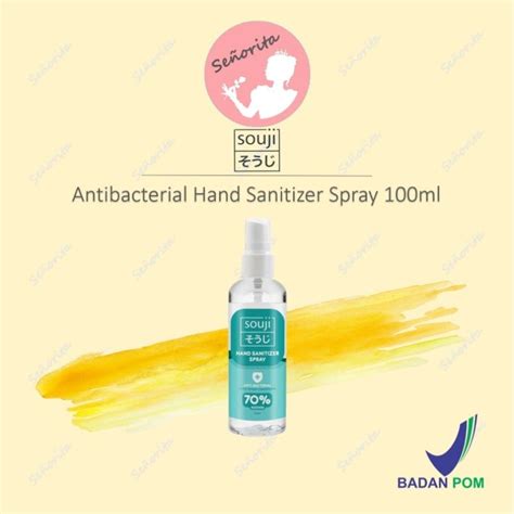 Jual SOUJI Antibacterial Hand Sanitizer Spray 100ml Shopee Indonesia