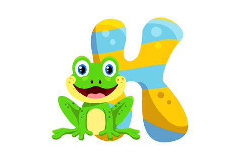 Cute Icon Animals Alphabet K Clipart Graphic By Holycatart · Creative