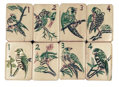 Img Bird Flower Tile Mahjong