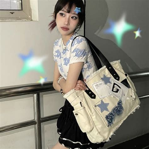 Jual COD Aroana Bag 2023 Original Tote Bag Star Niche Manis Keren