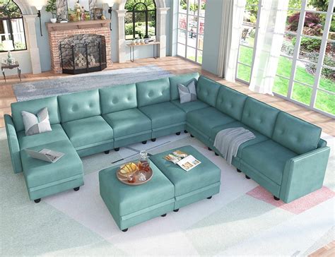 Amazon Llappuil Oversized Modular Sectional U Shaped Sofa With