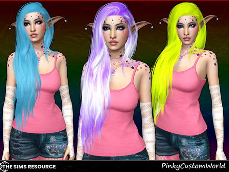 The Sims Resource Retexture Of Aquaria Hair By Stealthic