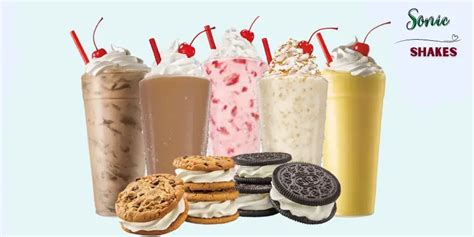 Sonic Shakes Menu with Prices 2024 with 10 Top Milkshakes