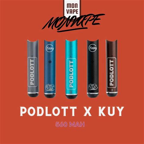 Jual KUY V2 PODLOTT EDITION 560MAH POD ONLY AUTHENTIC BY MOVI X SLANK