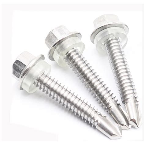 SUS304 Stainless Steel Hex Flange Head Drilling Screw DIN7504K DIN7504K