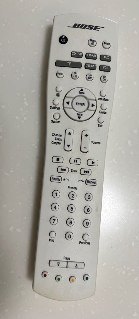 Bose Remote Av Media Center Remote Control Tv And Home Appliances Tv
