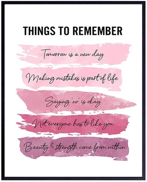 Positive Inspirational Quotes Wall Decor Uplifting Encouragement