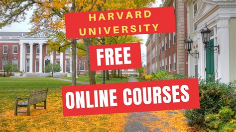 Harvard University Offers Free Online Courses For Everyone Youtube