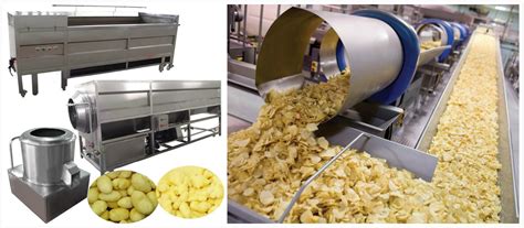 Automatic Potato Chips Making Machine Potato Chips Manufacturing Plant