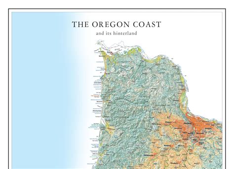 Printable Map Of Oregon Coast - Printable Word Searches