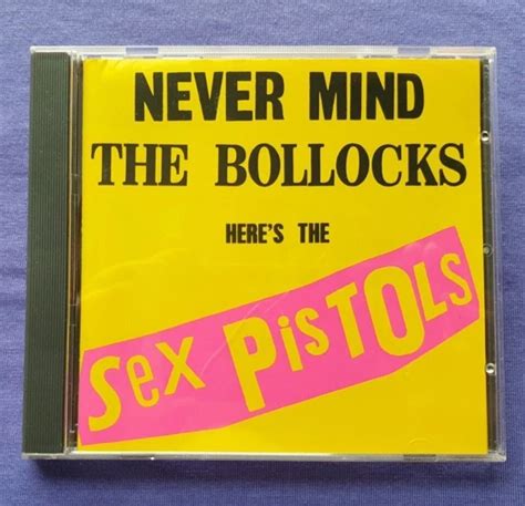 SEX PISTOLS Never Mind The Bollocks Here S The Sex Pistols Cd EUR PicClick FR