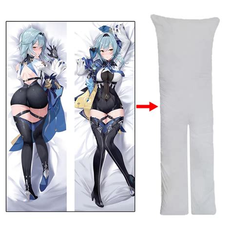 Genshin Impact Eula Split Legs Dakimakura Onahole Sex Anime Pillowcase