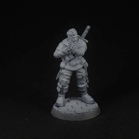 Human Male Fighter Longsword Fighter Male Letho Human Etsy