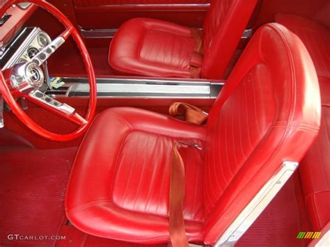 Red Interior 1965 Ford Mustang Coupe Photo 98852311