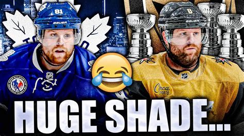 PHIL KESSEL DISSES TORONTO MEDIA W 3RD STANLEY CUP Vegas Golden