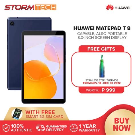 Huawei Matepad T 8 Lte Tablet 3gb Ram 32gb Rom Mtk Mt8768 8 Inches Lcd Display 5100mah