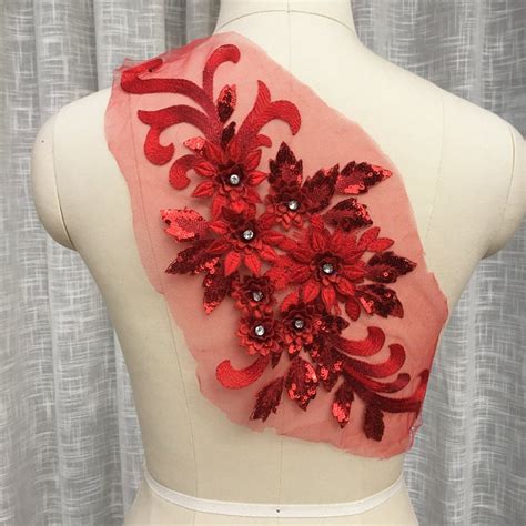 Nude Pink D Florals Lace Applique Exquisite D Lace Applique Etsy