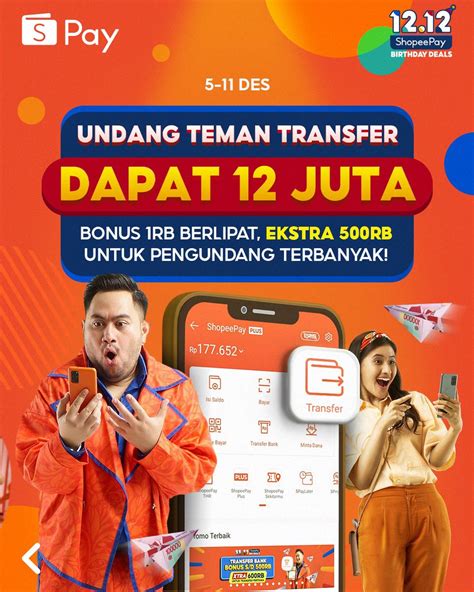 Shopeepay Transfer Gratis Tanpa Batas On Twitter Cuma Ajak Temen