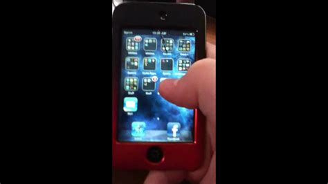 Jailbroken Ipod Touch On Version Youtube