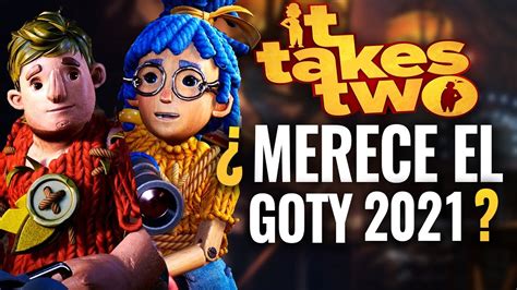 ¿merece It Takes Two El Premio Al Mejor Juego Del AÑo 2o21 Goty Game Awards Youtube