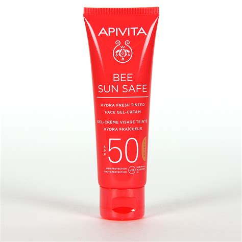 Apivita Bee Sun Safe Hydra Fresh Gel Crema Spf Con Color Farmacia