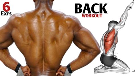 The 6 Massive Back Exercise ERORLIFE FITBODY YouTube