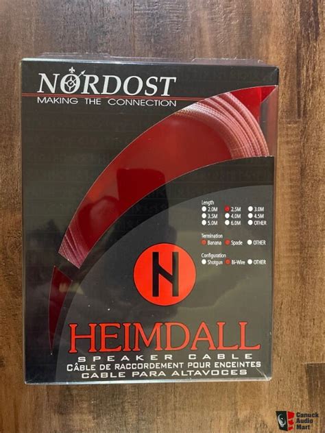 Nordost Heimdall Bi Wire Speaker Cables Foot Pair Excellent