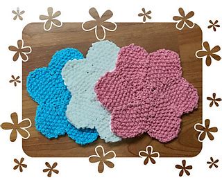 Ravelry Flower Facial Scrubbie Pattern By Knitwits Heaven