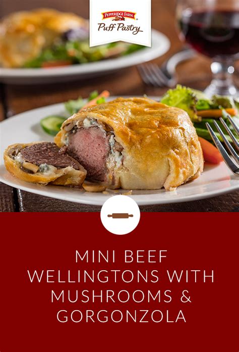 Mini Beef Wellingtons With Mushrooms Gorgonzola Artofit