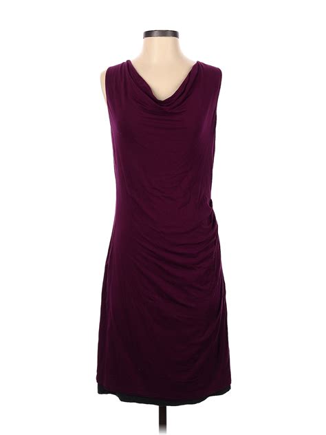 Athleta Solid Purple Burgundy Casual Dress Size S 59 Off Thredup