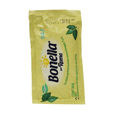 Bonella Margarina Sachet 50gr Supermercadosantamaria