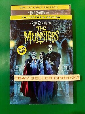 The Munsters Dvd A Rob Zombie Film Slipcover Brand New Fast Free