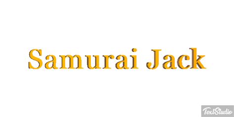 Samurai Jack Cartoon Animated  Logo Designs