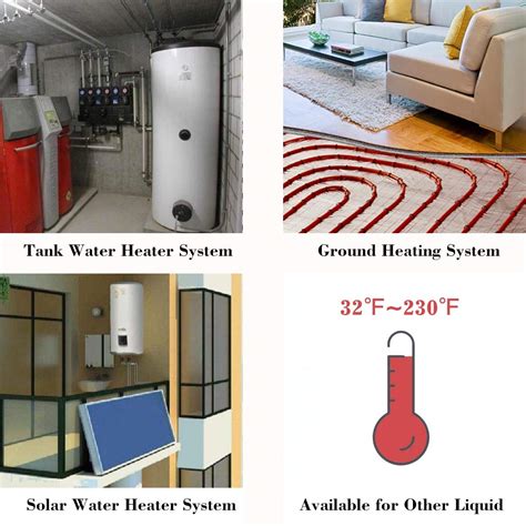 Buy BACOENG Inch NPT Hot Water Circulation Pump For Floor Heating Recirculating System W