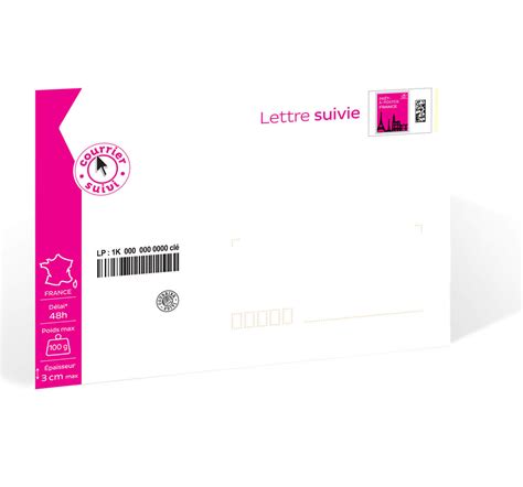 Prêt à Poster Lettre Suivie 100g Format C5 Enveloppe à l unité