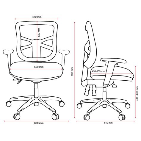 Buro Metro Extra Heavy Duty Ergonomic Chair, 180kg Weight