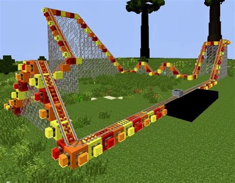 How to make a minecraft roller coaster ideas | newdiyideas