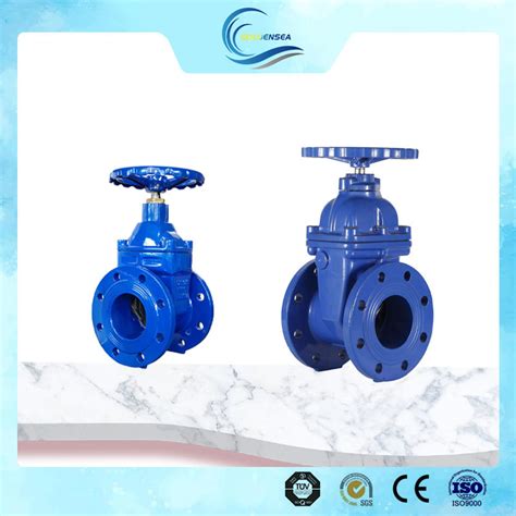 Large Resilient Rubber Seat Wedge Gate Valve For Drinking Water With