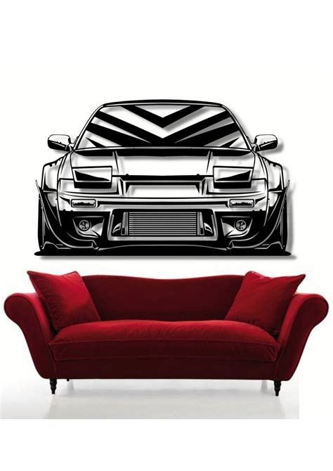 Metal Car Silhouette Metal Wall Art Car Wall Decor Gt R Wall Art Custom