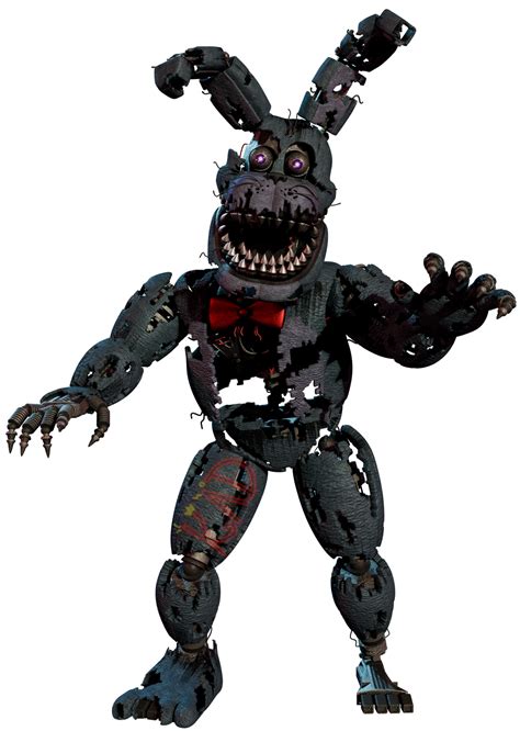 Nightmare Bonnie Render 2 By Kingangrydrake On Deviantart