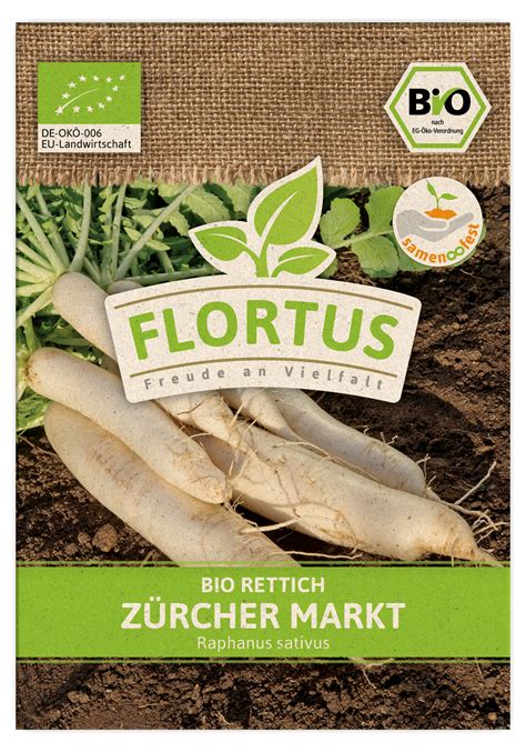 Rettich Z Rcher Markt Bio Rettichsamen Von Flortus Gro Handel F R