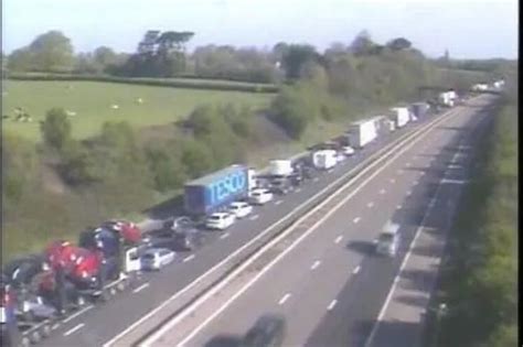 M5 Chaos After Fatal Lorry Crash And Car Barrier Collision