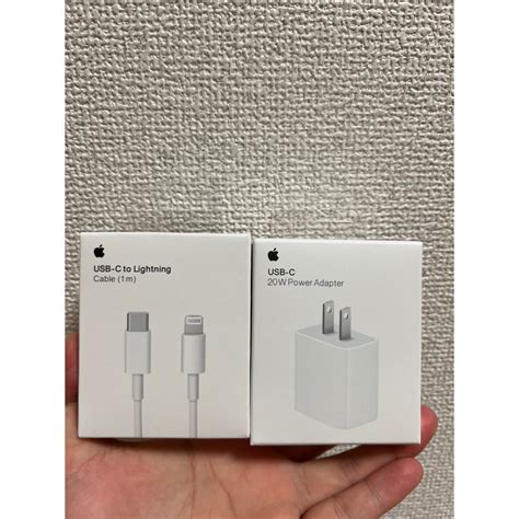 Iphone Apple純正 20w Usb C 電源アダプター Lightningケーブルの通販 By Jimmy Shops