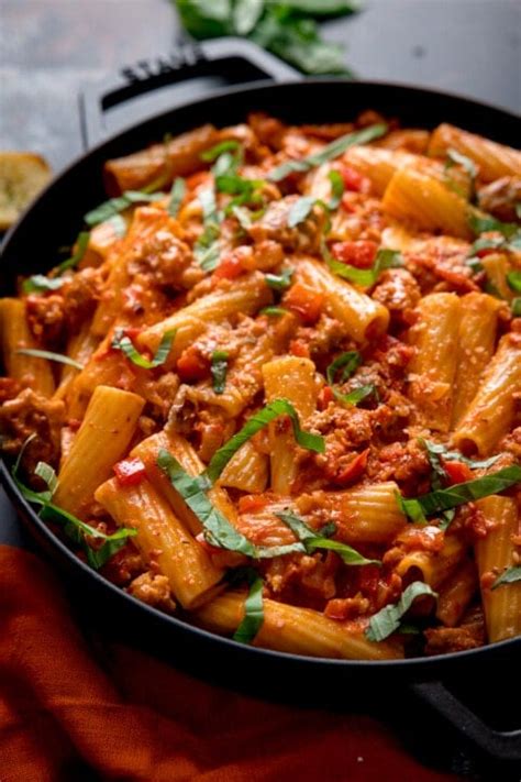 Spicy Sausage Rigatoni Nicky S Kitchen Sanctuary