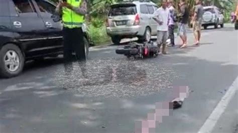 Kecelakaan Maut Pukul 10 00 Wib Pns Tewas Motor Korban Honda Cb150r