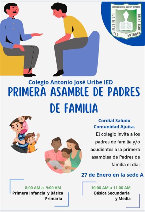 Primera Asamblea De Padres Portal Red Acad Mica