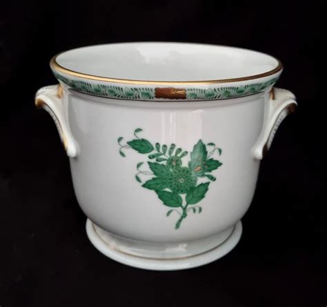 Herend Apponyi Green Xl Cachepot St Choice Porcelain Catawiki